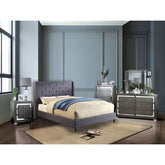 Anabelle Bed Model Cm7677Bl-Twin Bed By Furniture Of America